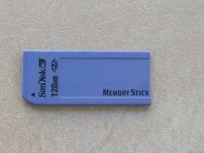 Sandisk 128mb Memory Stick (full Size) Sdms-128 For Sony Cameras & Other Devices • $27.99