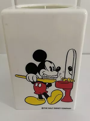 Walt Disney Mickey Mouse Dixie Solo Cup Holder Dispenser Bathroom Decor 1986 VTG • $10.99