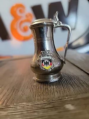 VINTAGE Ges Gesch Mini Beer Stein Germany MADE IN W. GERMANY 2.5  TALL • $25