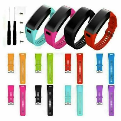 1*Replace Silicone Wristband Watch Band Strap W/Tool For Garmin Vivosmart HR 3US • $12.02