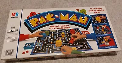 Pac Man Board Game Vintage MB 1980s Retro Arcade Classic Complete. Rare • £22.99