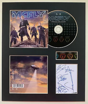 McFLY - Signed Autographed - ABOVE THE NOISE - Album Display • £30