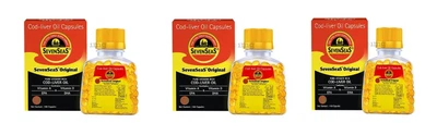$25.19 • Buy 3 X Seven Seas Cod Liver Oil (100 Capsules Each)