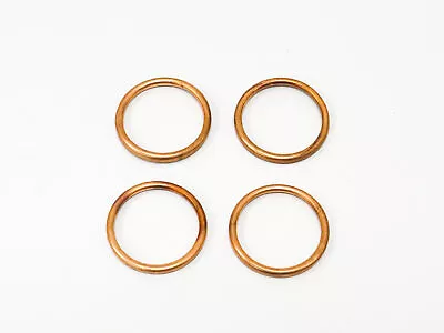 4x Exhaust Copper Gaskets For Kawasaki Z 750 (ZR750L) 2007-2011 • £10.99