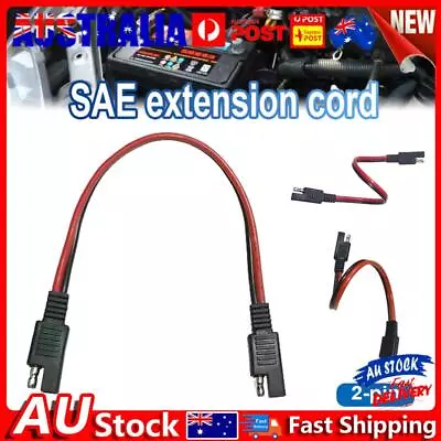 SAE Power Automotive Extension Cord Cable 14AWG 30cm SAE To SAE Quick Connector • $7.88