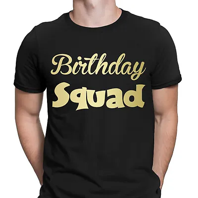 Birthday Squad Party Gift Group Matching Novelty Mens T-Shirts Tee Top #NED • £3.99