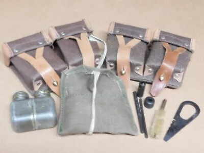 91/30 Mosin-Nagant Rifle Accessory Kit. 6 Tools 2 Pouches & Early Oil Bottle • $25