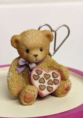 Cherished Teddies... Ways To Say I Love You ... Photo/Memo Holder .. Chocolates • £2.50