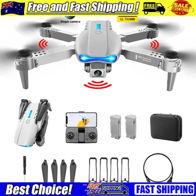 $41.24 • Buy Aeroplane USB Charging FPV Drones For Boys Girls (Grey 2Battery 1 Camera)