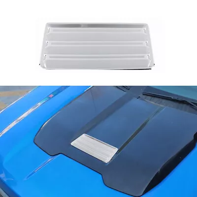 Exterior Hood Scoop Air Vent Cover Trim For Chevrolet Silverado 1500 2022+Chrome • $26.99