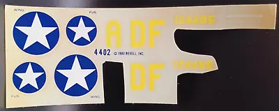 Revell | No. 4402 | 1:72 B-17E Memphis Belle Decals • $6