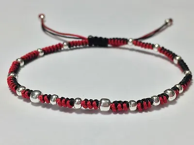 Men's Fashion Simple Knot Adjustable Shamballa Bracelet ~ Relentless Blaze • $11