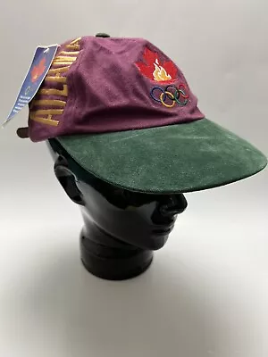 Rare NWT Vintage 1996 Atlanta Olympics Embroidered Hat Cap Paisley Brim 90s • $19.95