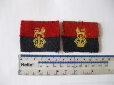 £6.99 • Buy Formation Signs, Facing Pair Of W.O.C.U., K.C., Woven.