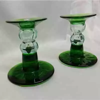 VTG Mexican Handblown Taper Candle Stick Holder • $22