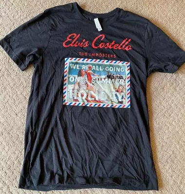 Elvis Costello & The Imposters 2023 Tour T-Shirt Size Large UNWORN/UNWASHED • $38