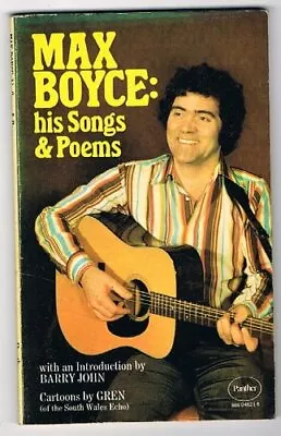 His Songs And Poems-Max Boyce 0586046216 • £5.51