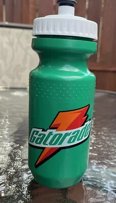 Vintage 90s Plastic Gatorade Bottle Green Orange Logo New • $30