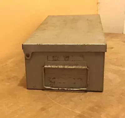 Vintage Merriam No. 8 Guardsman Metal Storage Box Rectangular • $18