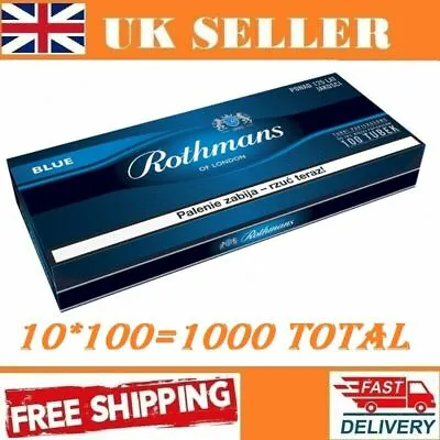 £14.99 • Buy 10*100=1000 Rothmans BLUE KS EMPTY CIGARETTE FILTER TUBES LongFilter 24mm
