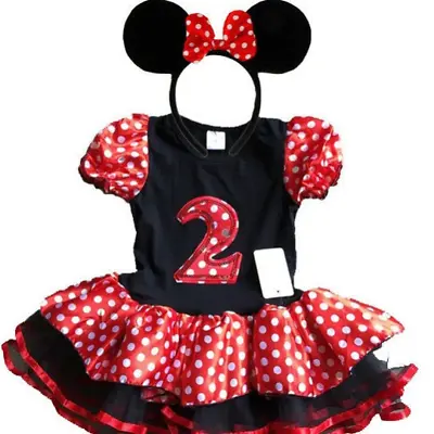 Minnie Mouse Birthday Party 2nd 2  Tutu Dress Red • $12.95