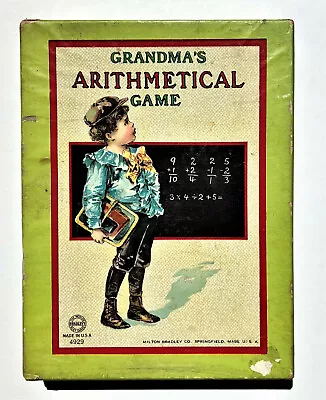 Grandma’s Arithmetical Game – Milton Bradley - 1929 • $45