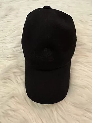 Loro Piana Cashmere Storm System Baseball Cap Hat Black Italy • $348