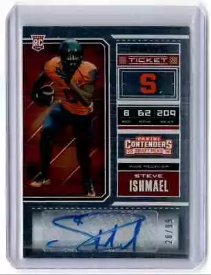 2018 Contenders Dradt Picks Bowl Ticket Steve Ishmael Auto 28/99 Syracuse Orange • $9.99