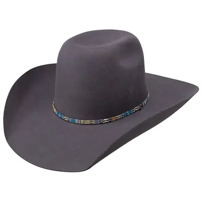 $119 • Buy Resistol Silver Smoke Hooey 6x Felt Hat Rwslsm-904253