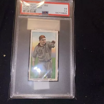 1909-11 T206 Rube Waddell Throwing St. Louis Browns Piedmont 150 PSA 1.5 FR • $415