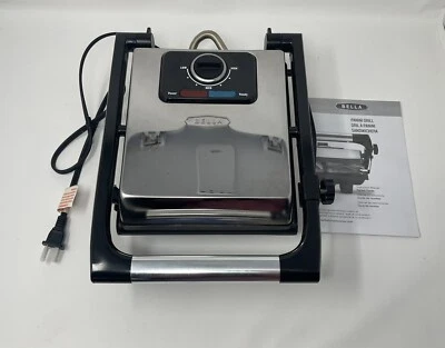 $16.99 • Buy Bella Panini Grill Non Stick 1400 Watt Stainless Steel GH815 New Without Box