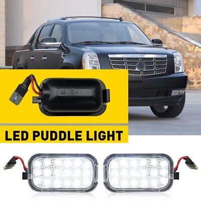 2 For Chevyt Avalanche Silverado Tahoe LED Door Welcome Side Mirror Puddle Light • $22.94