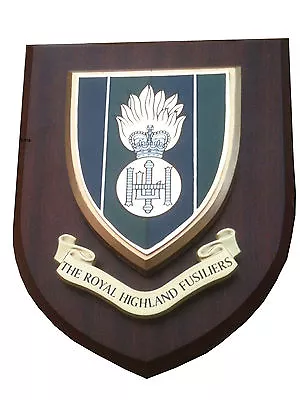 Royal Highland Fusiliers Military Shield Wall Plaque • £21.99