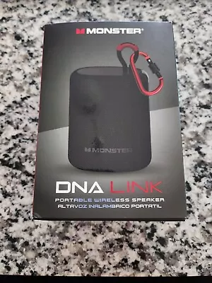 MONSTER DNA Link Black Portable Wireless Speaker With Built In Strap • $29.99