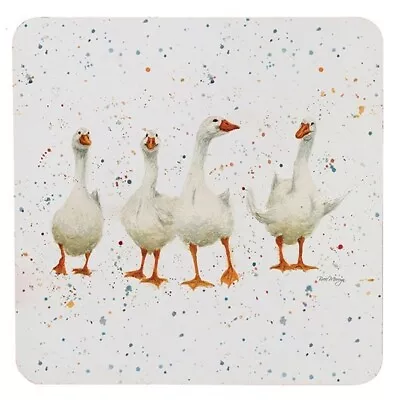 Bree Merryn Geese Design Beautiful Set Of 4 Coasters • £5.50