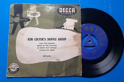 KEN COLYER's SKIFFLE GROUP.Take This Hammer.UK EP GOLDDecca Triangle.JAZZ/BLUES • £3.50