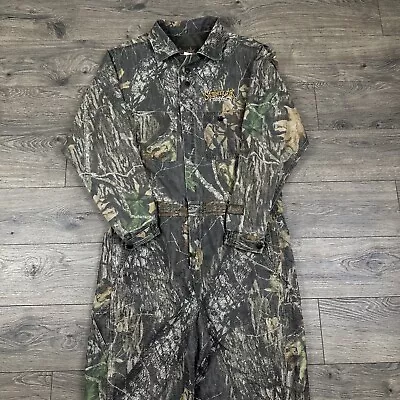 Vintage Scent-lok Savanna Coveralls Adult M Mossy Oak Break Up Advisory Team • $69.95