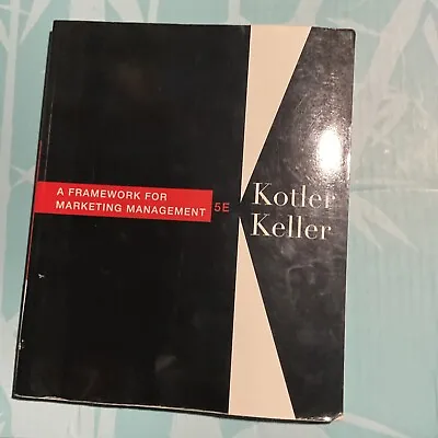 A Framework For Marketing Management By Kevin Lane Keller Philip Kotler And... • $27.50