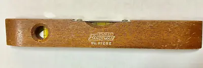Vintage Stanley Handyman 9 In. Wooden Level No. H1292 • $14