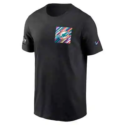 NEW 2023 Miami Dolphins Nike Men's NFL Crucial Catch Sideline T-Shirt • $59.99