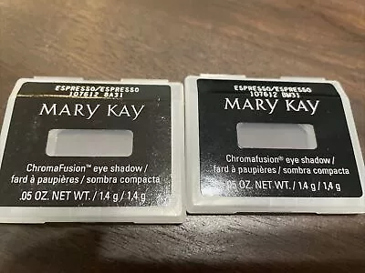 Lot 2 New Mary Kay CHROMAFUSION EYE SHADOW - ESPRESSO 107612 - Free Shipping • $13.50