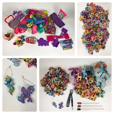 HUGE My Little Pony Lot - 237 Figures Dog Tags Plush Ornaments Cards & More • $241.40