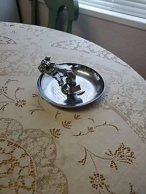 Vintage Chrome Mack Truck Bulldog Hood Ornament Cigar 7  Ashtray • $75