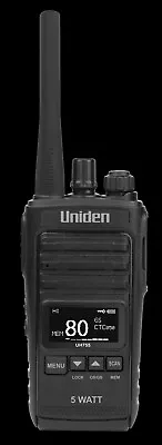 Uniden - UH755 - 5 Watt UHF CB Splashproof Handheld Radio • $169