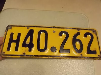 1961-1966 New Zealand License Plate Free Shipping  • $38