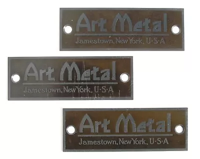 Vintage Art Metal Furniture Manufacture Label Tags Jamestown NY (3) Deco • $127.46