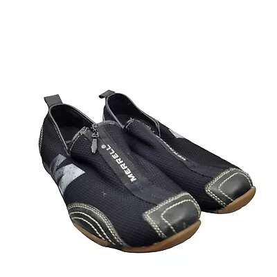 Merrell Barrado Women's Black Mesh Front Zipper Running Sneakers Shoes Size 8 • $25
