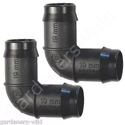£3.50 • Buy ELBOW 19mm X2, 3/4  Irrigation Pipe Fitting Barb Water Hydroponic Pond Aquarium