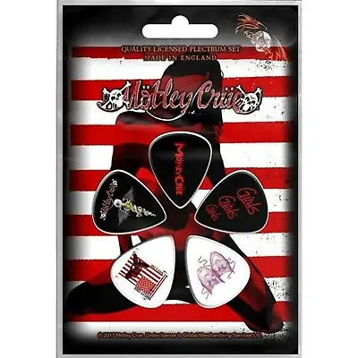 Motley Crue Guitar Picks -  Motley Crue Guitar Pick Set Of 5 - New • $8.99