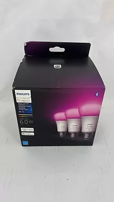 Philips 562785 Ambiance A19 Bluetooth LED Smart Bulb Multicolor - 3 Piece  • $89.99